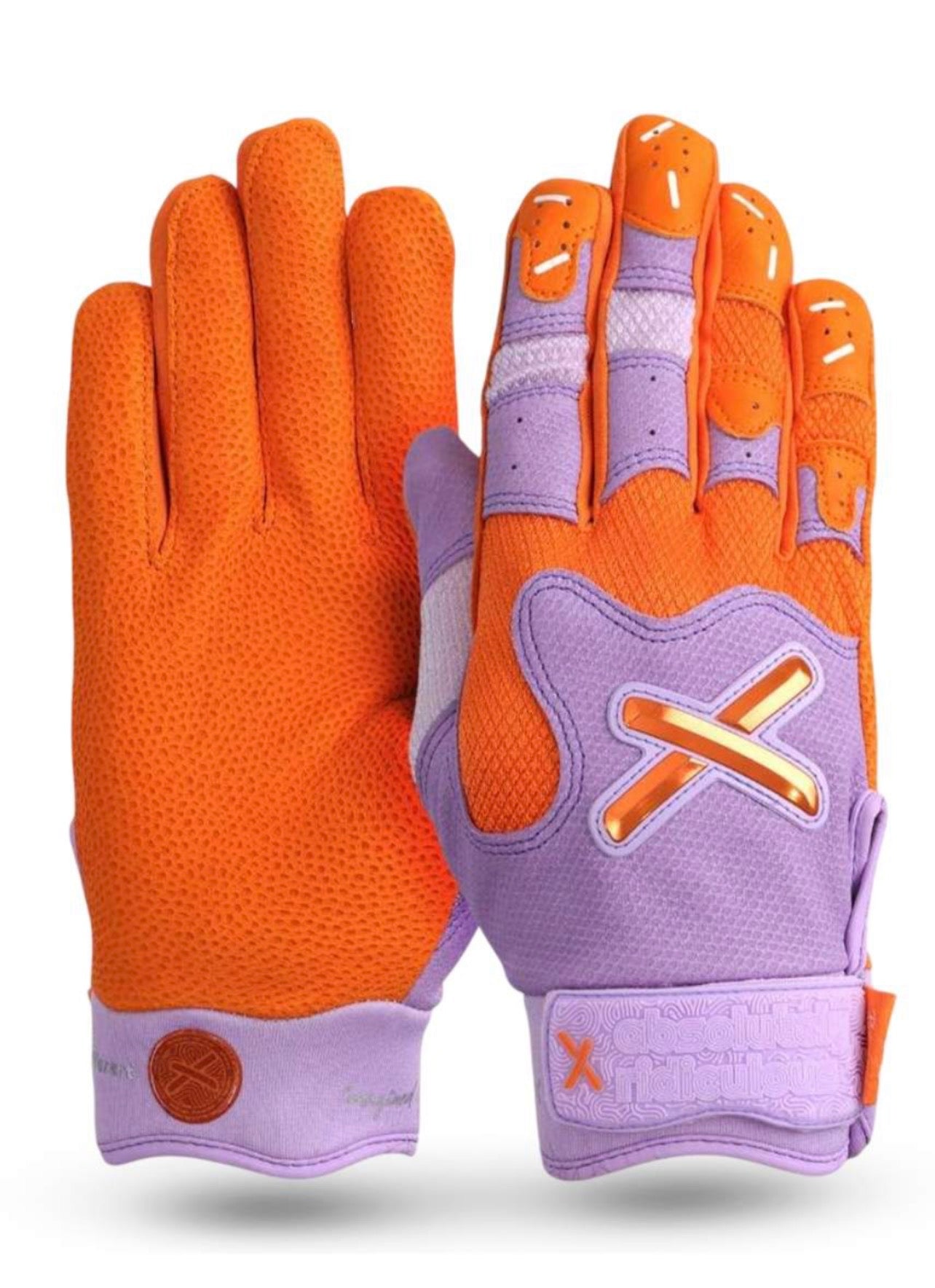 Orange and Purple Aria Gloves